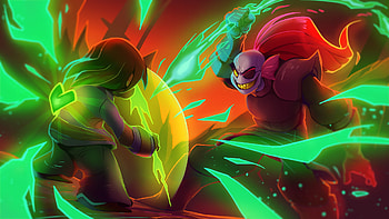 Undertale (boss battles of genocide, neutral, and pacifist endings) HD wallpaper