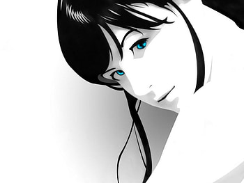 Minimalistic_BW, other, anime HD wallpaper