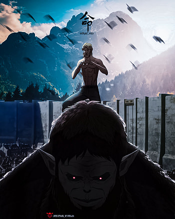 Zeke yeager, cloud, shingeki no kiojin, sky, art, bestial, eren, mikasa, tita bestial, anime, levi HD phone wallpaper