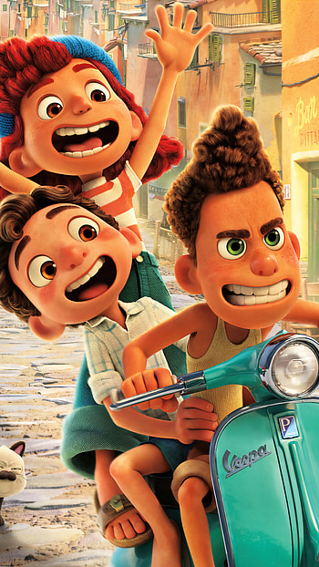Luca animation, Cute cartoon characters, Summer escapades, Italian charm HD phone wallpaper