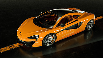 Beautiful, sports car, McLaren 570S HD wallpaper