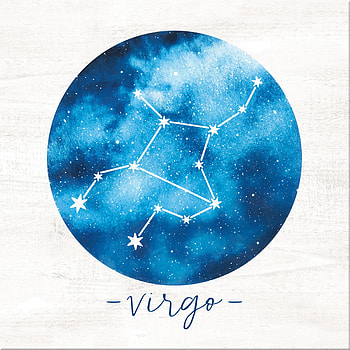 Blue elephant art, Virgo zodiac canvas, Astrological symbolism HD phone wallpaper