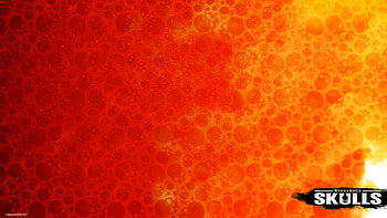 Warhammer - Skulls, video game, Warhammer, Abstract, orange (Color) HD wallpaper