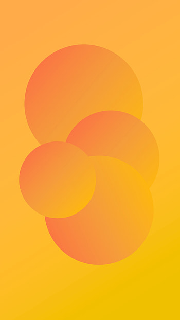 Orange abstract HD phone wallpaper