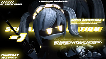 J, Murder drones HD wallpaper