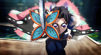 Shinobu's Butterfly Surge | Demon Slayer: Shinobu's Bloom | Kochou's Violet Blade, Anime, Demon Slayer: Kimetsu No Yaiba, Shinobu Kochou HD wallpaper