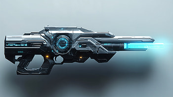 Futuristic Laser Gun - Sci-Fi, Sci Fi, laser gun, futuristic weapon, sci-fi gun, concept art HD wallpaper