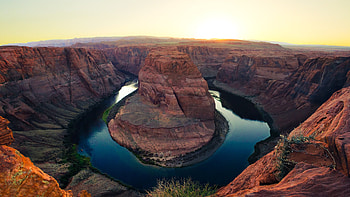 Horseshoe Bend, Colorado HD wallpaper