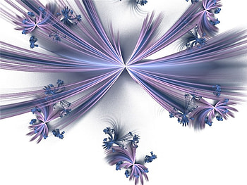 star, scattering, blue flower, glow HD wallpaper
