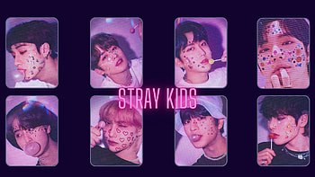 Stray kids purple, Stray kids, music HD wallpaper