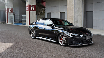 3D Design, BMW, M440i, XDrive, Gran, Coupe, 2022, Black, Car Cars HD wallpaper