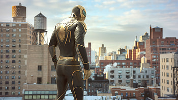 Wakandan Armor Spiderman, spiderman, superheroes, artwork, artist, artstation HD wallpaper