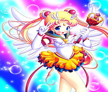 Star Angel, wings, chalice, eternal sailor moon, senshi, sailor stars, angel, star, sailor, wing, sailor moon, sailor moon sailor stars, heart HD wallpaper