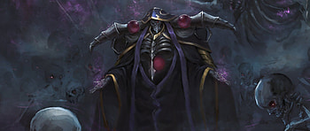 Overlord, Anime art, Striking , Dual screen display HD wallpaper