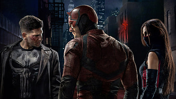 Daredevil Team, daredevil, superheroes, punisher, elektra HD wallpaper