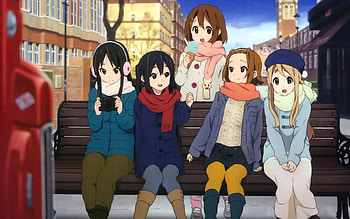 Hanging Out, azusa, ritsu, yui, tsumugi, mio, k-on HD wallpaper