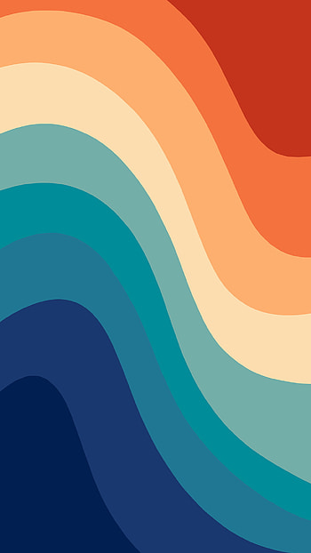 groovy retro waves, 70s, 80s, retro color HD phone wallpaper
