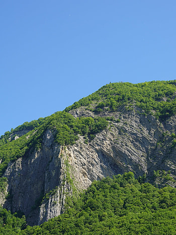 Nature, Trees, Sky, Mountains, Rocks HD phone wallpaper