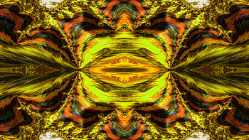 Trippy Psychedelic Fractal, trippy, psychedelic, aesthetic, orange (Color), yellow, Abstract, fractal HD wallpaper
