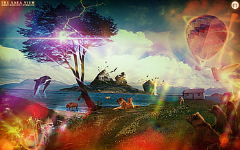3D FANTASY , nature, abstract, 3d HD wallpaper