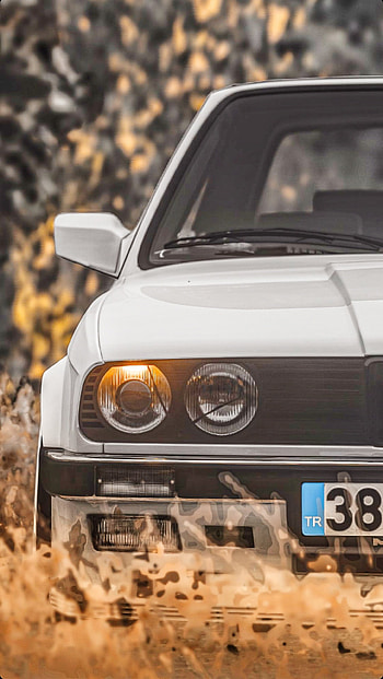 Mmpower cabrio e30, bbs, araba, bulut, bahar, bmw HD phone wallpaper