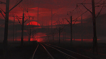 Dark Red Aesthetic Computer HD wallpaper