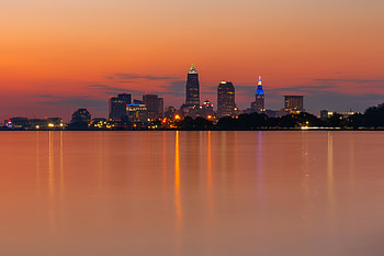 Cities, Water, Sunset, City, Building, Horizon HD wallpaper