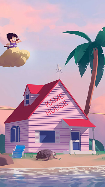 Kame House Sunset — Dragon Ball , Anime, Dragon Ball HD phone wallpaper