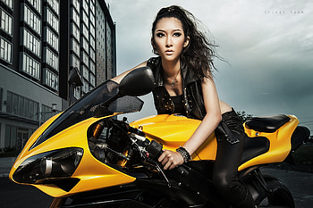 kelly khao nugyen, motorcycle, kelly, nugyen, khao HD wallpaper