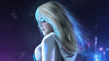 Gwen Stacy Emma Stone Fanart , gwen-stacy, emma-stone, superheroes, artist, artwork, digital-art, artstation HD wallpaper