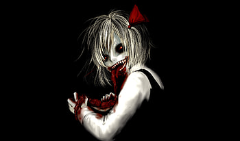 Scary Anime HD wallpaper