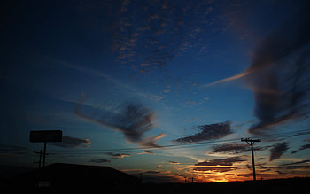 Sky, sunset HD wallpaper