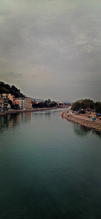 Haridwar, Cloud, River HD phone wallpaper