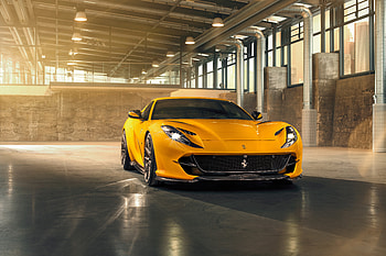 Ferrari 812 superfast, Novitec, yellow, 2019 HD wallpaper