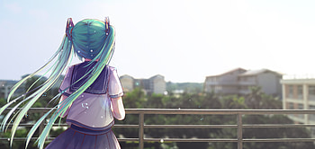Anime Hatsune Miku , anime-girl, anime, artist, artwork, digital-art HD wallpaper