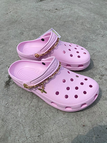 Chain pastel clogs, Classic style, Women's fashion, Colorful footwear HD phone wallpaper