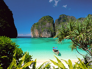 Landscape, Beach, Boats HD wallpaper