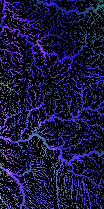 Blue Lightning HD phone wallpaper
