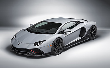 2022, Lamborghini Aventador LP780-4 Ultimae, , front view, exterior, supercars, gray Aventador, tuning Aventador, Italian sports cars, Lamborghini HD wallpaper