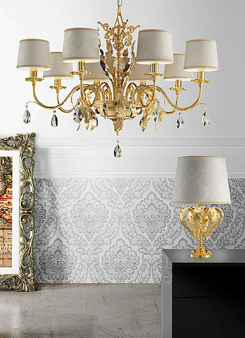 Masiero Acantia chandelier, Luxury lighting, Opulent design, Exquisite craftsmanship HD phone wallpaper