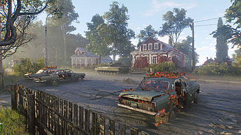 Active Matter — Abandoned Cars (Video Game Scene), video game, Active Matter HD wallpaper