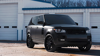 Land Rover Black Matte, land-rover, cars, black, matte HD wallpaper