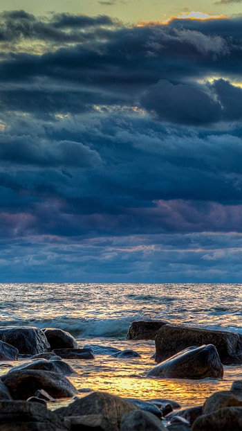 Baltic Sea, Finland HD phone wallpaper