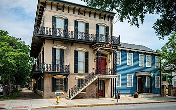 Old house Savannah Georgia, High quality HD wallpaper