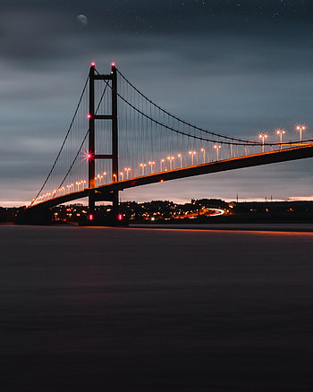 Cities, Night, Bridge, San Francisco, Golden Gate, Strait HD phone wallpaper