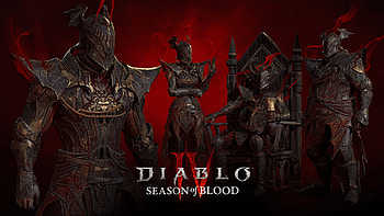 Diablo IV - Season of Blood Premium Battle Pass, video game, Diablo IV HD wallpaper