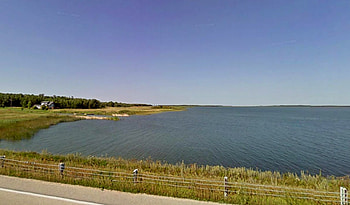 Lake Manitoba, sky, grass, canada, water, lake HD wallpaper