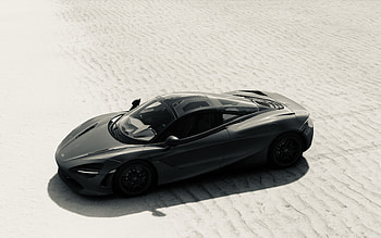 Mclaren 720S, hypercar, black 720S, Xbox One X, Forza Horizon 4, British sports cars, Mclaren HD wallpaper