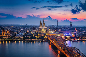 Dusseldorf Skyline, Travels, German charm, Cologne backgrounds HD wallpaper