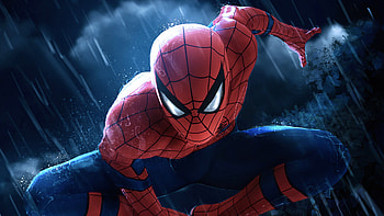 Spiderman Ps, spiderman, superheroes, artwork, digital-art, art, artstation HD wallpaper
